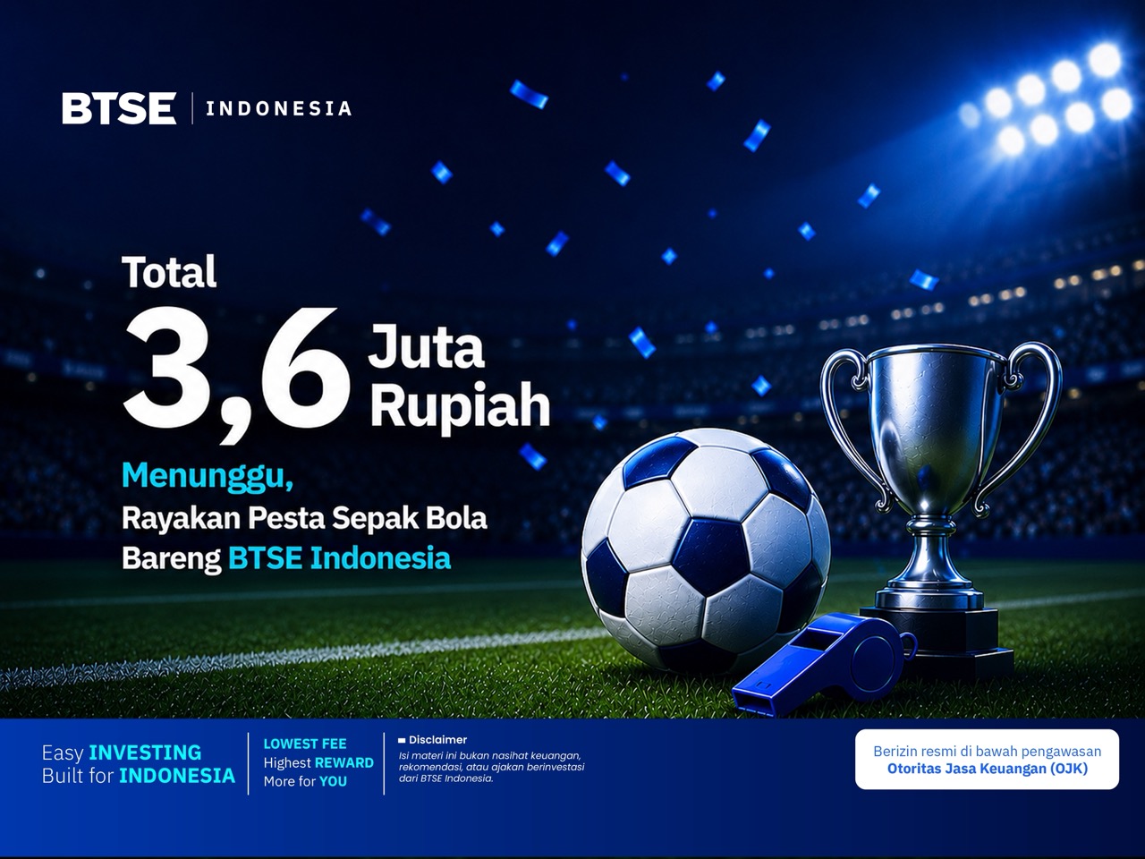 Cari Logo BTSE Indonesia dan Menangkan Total Hadiah Rp3,6 Juta